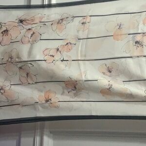 Vintage St. John 100% silk Floral Scarf